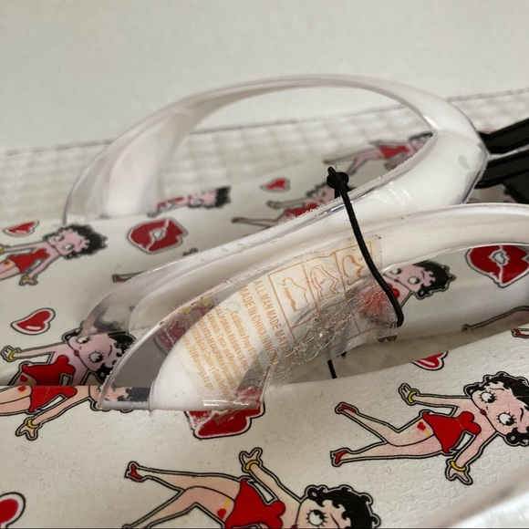 BETTY BOOP flip flops Sandal Thong Womens Size 6 - Picture 4 of 10